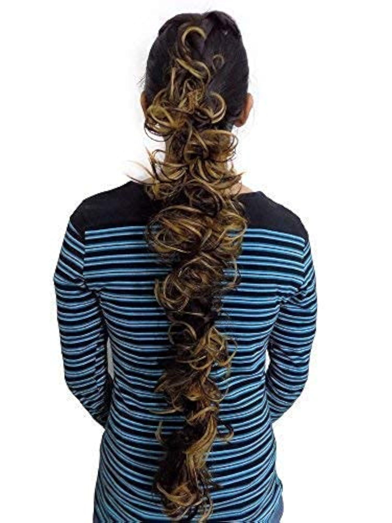 Messy Frill Hair Extensions for Ponytail and Bun Juda Maker